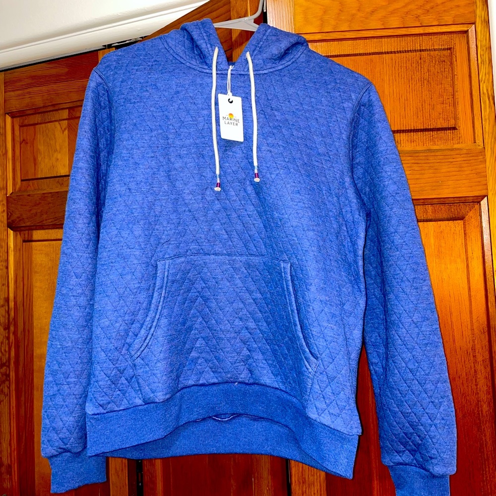 NWT Marine Layer blue sweatshirt size SM